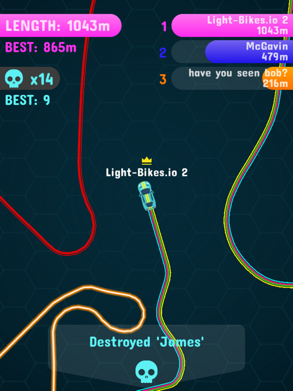 Light-Bikes.io 2 poster