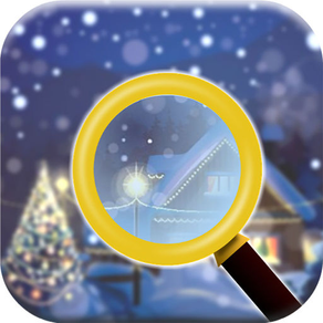Christmas Snow Skiing:Hidden Objects