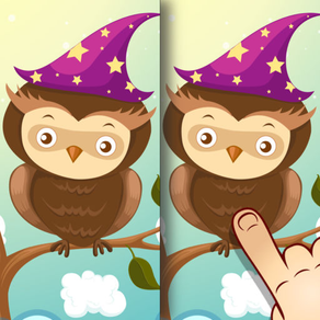 Animal Spot the Difference for Kids and Toddlers - Brain Training and Learning Game