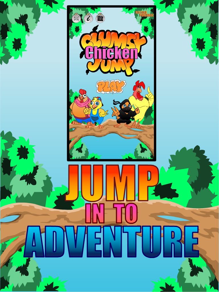 Clumsy Chicken Jump poster