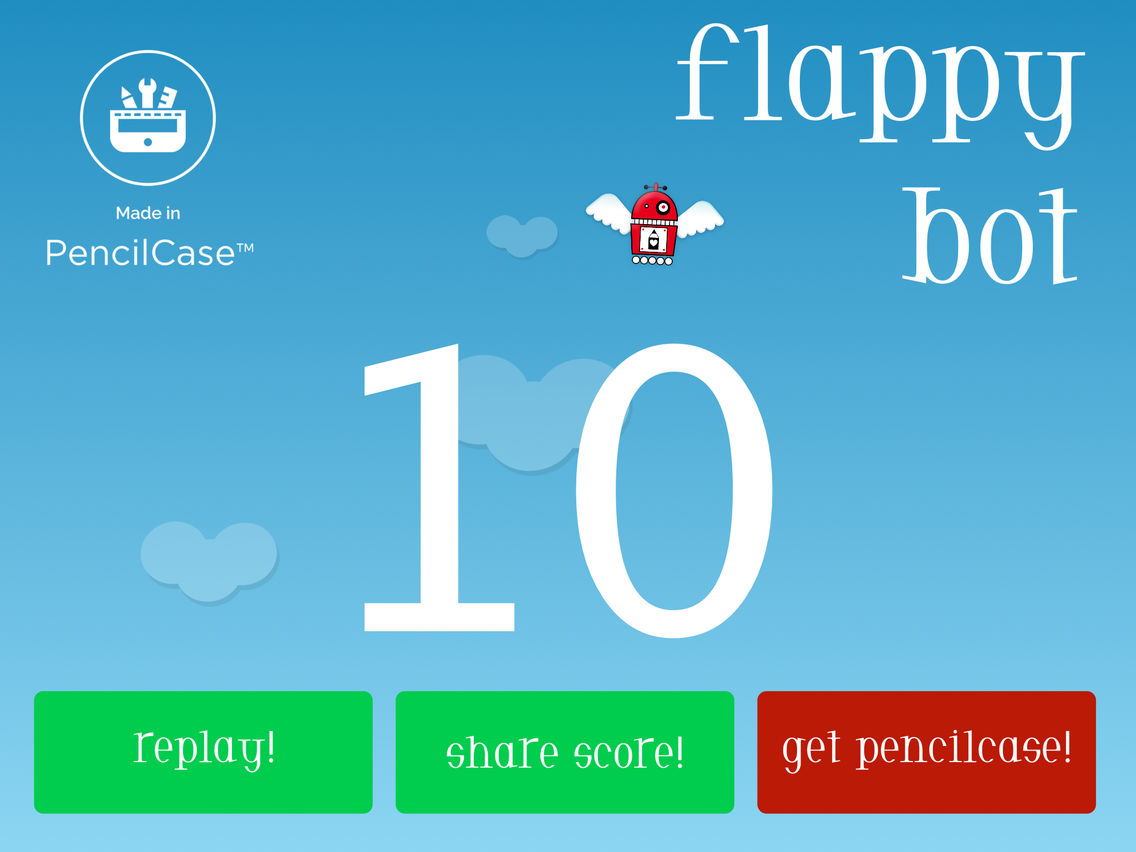 Flappy Bot: Made in PencilCase poster