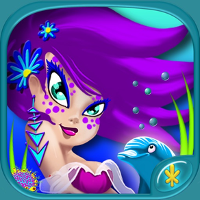 Meerjungfrau Salon - Meerjungfrau Prinzessin Make-up Salon und Dress Up Spiel für Mädchen und Kinder
