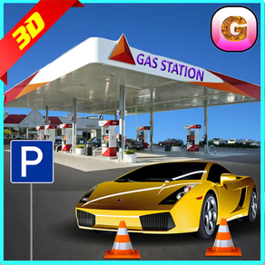 Gas Station Car Parking Simulator 2016 – New Free Crazy Patrol Pump Park Madness