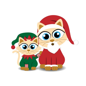 Christmas Kitties Sticker Pack