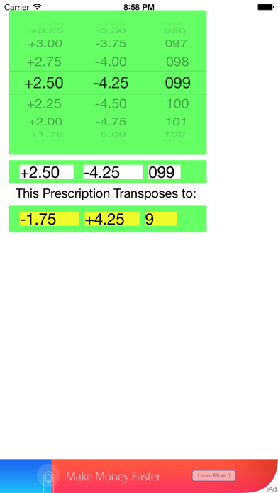 Transpose Eyeglass Prescription for iOS (iPhone/iPad/iPod touch) Latest ...
