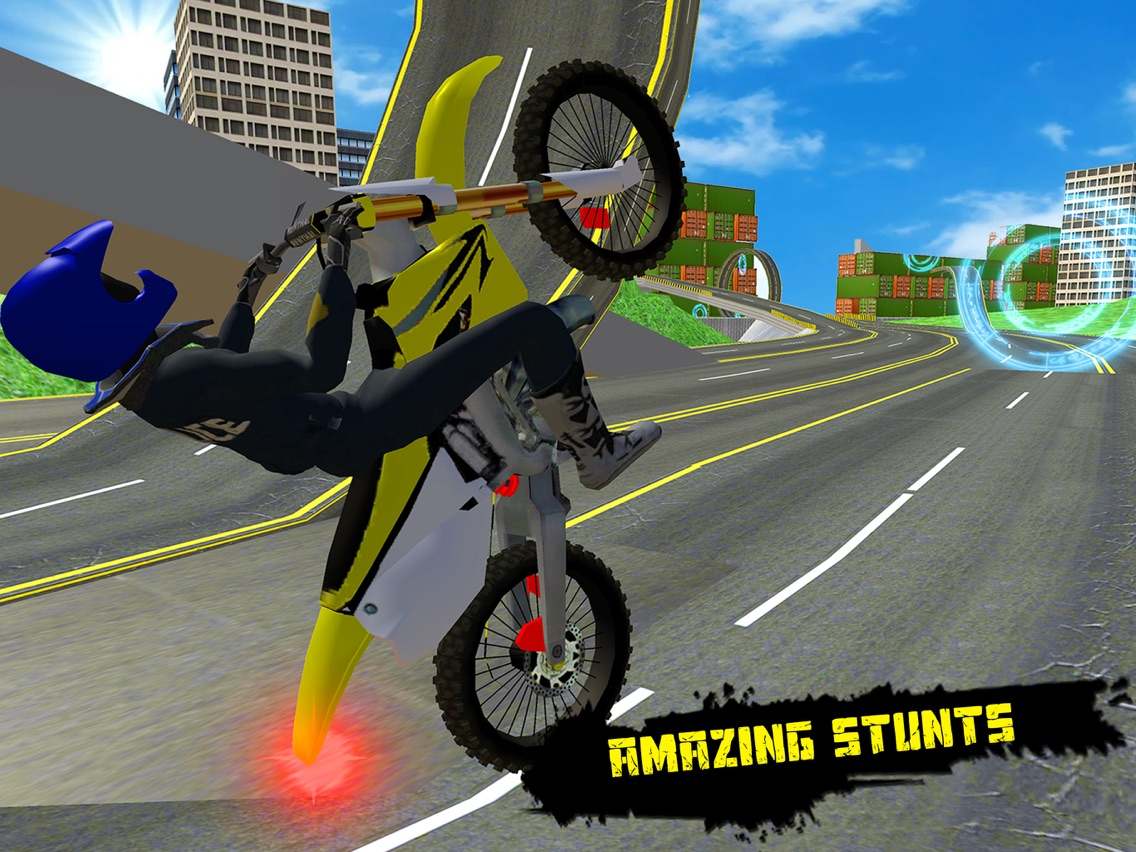 Turbo Bike Rider - Stunt Mania poster