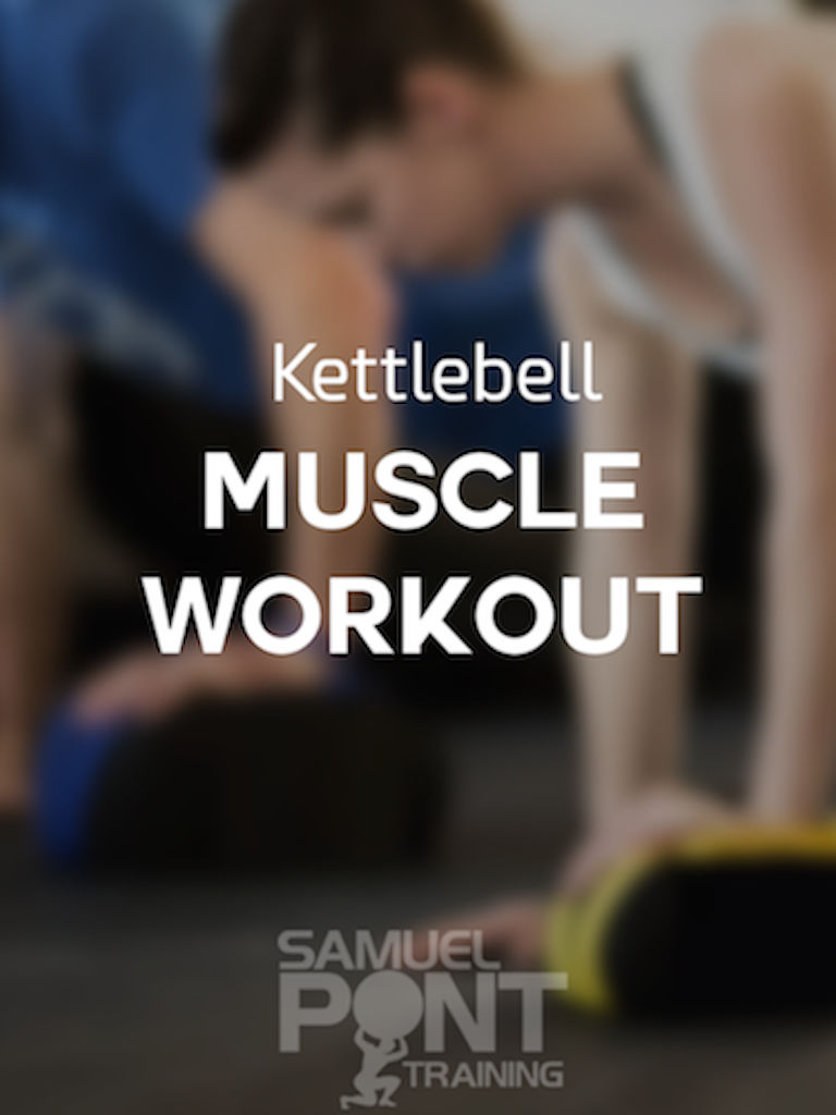 Kettlebell Muscle Workout poster