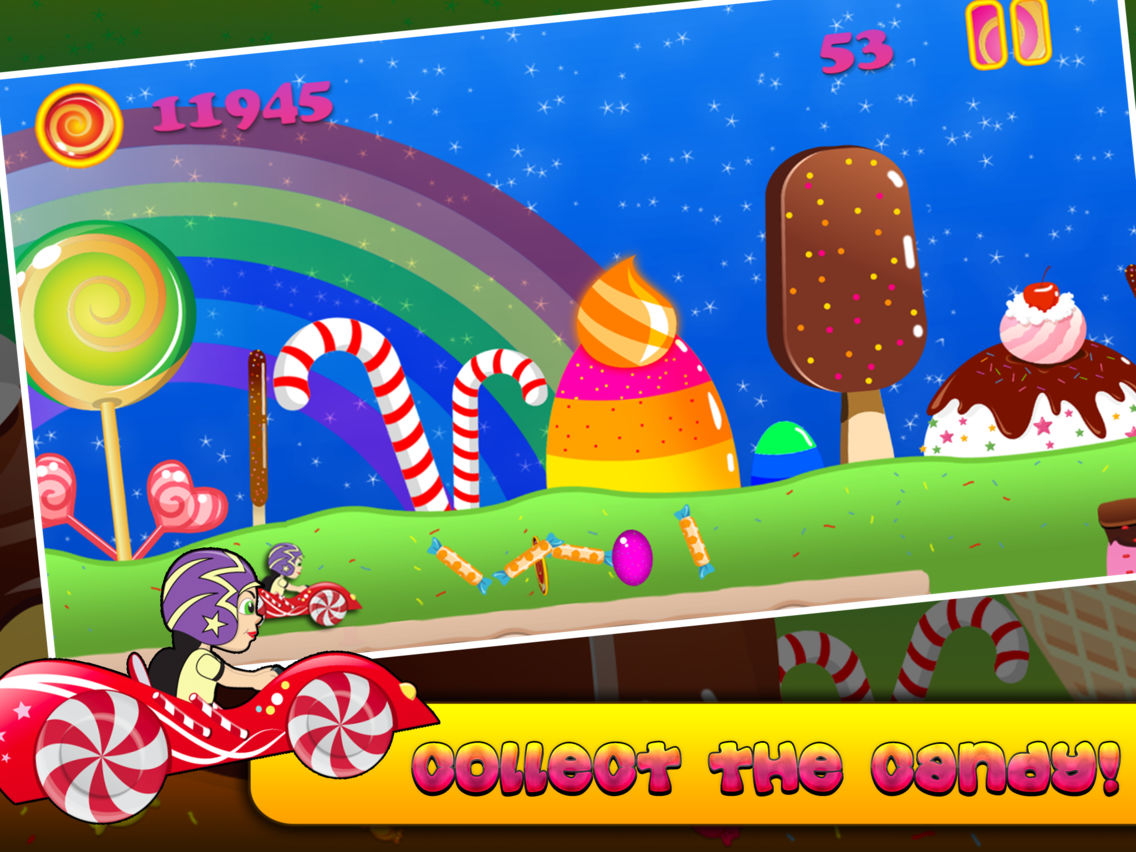 Candy Race Mania FREE - A Sweet Magical Adventure for all Boys and Girls poster