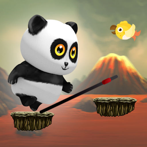 Panda Mania Jumper - Jump the Bamboo Game