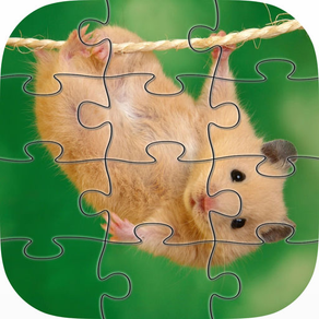 Hamster Jigsaw Puzzles Games for Kids and Toddlers