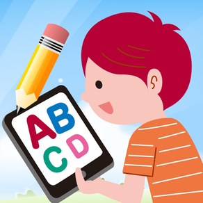 Schreiben Briefe ABC und Nummern zum Vorschüler