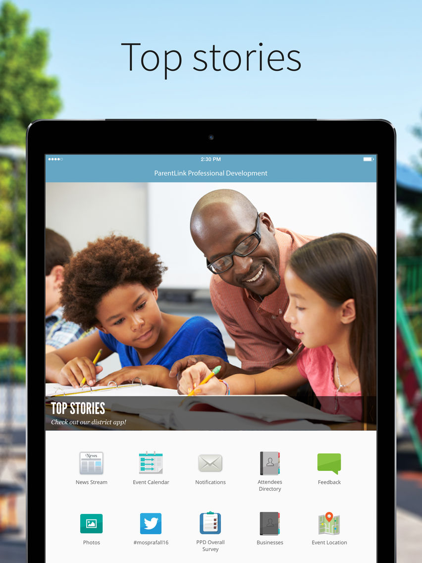 ParentLink Professional Development poster