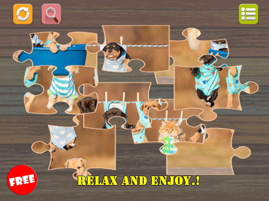 Cats And Dogs Jigsaw Puzzles Pet Games For Kids poster