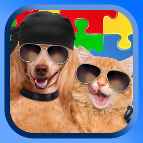 Cats And Dogs Jigsaw Puzzles Pet Games For Kids