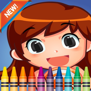 My Little Girl Coloring Book: o divertimento com estas páginas para colorir jogos grátis para crianças