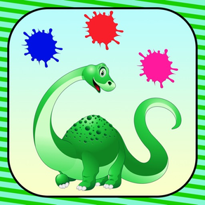 Dinosaure Coloration Livre Jeu Pour Enfants