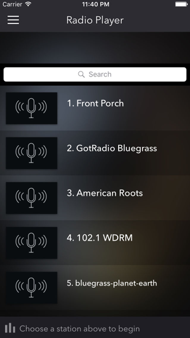 Bluegrass Radios Top Stations (FM Music Player) for iOS (iPhone/iPad