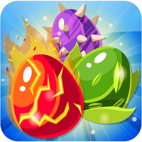 Monster Eggs Mania - The Adventure Free Match 3