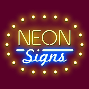 Neon Stickers Animated Signs