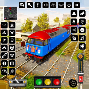 Jeu de train de ville 3D -