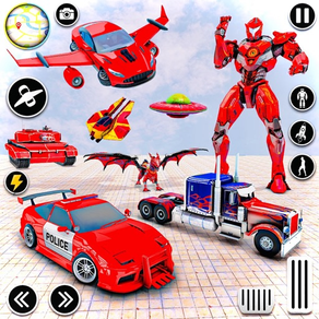 Police Flying Car Robot game