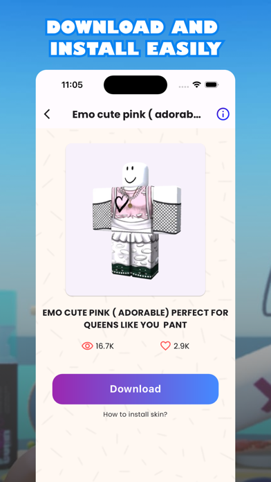 roblox skins emo girl