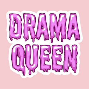 Drama Queen Stickers