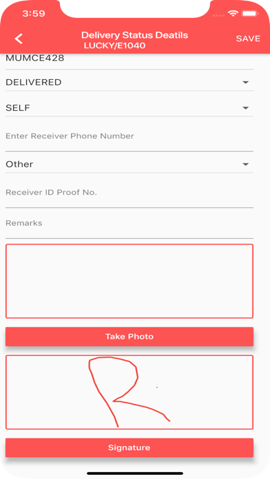 Express Parcel الملصق