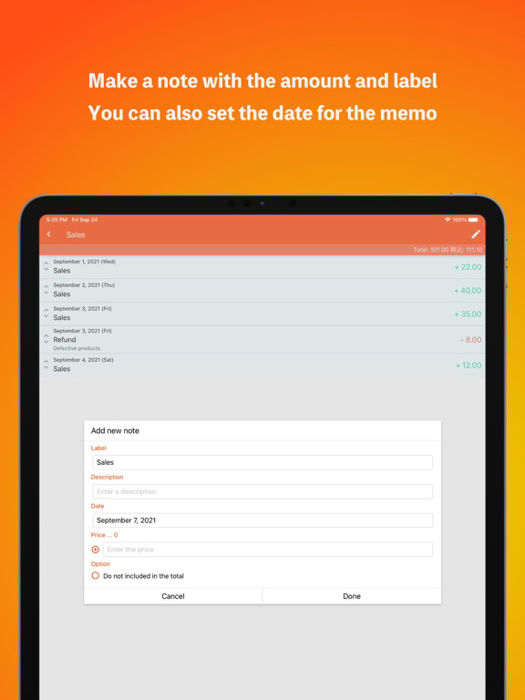 Money Notepad poster