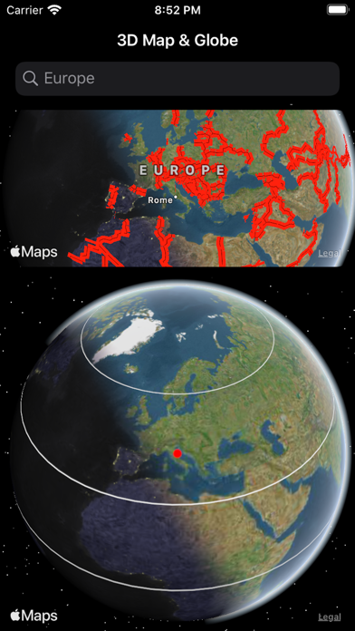 3D Map & Globe poster