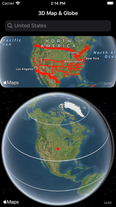 3D Map & Globe poster