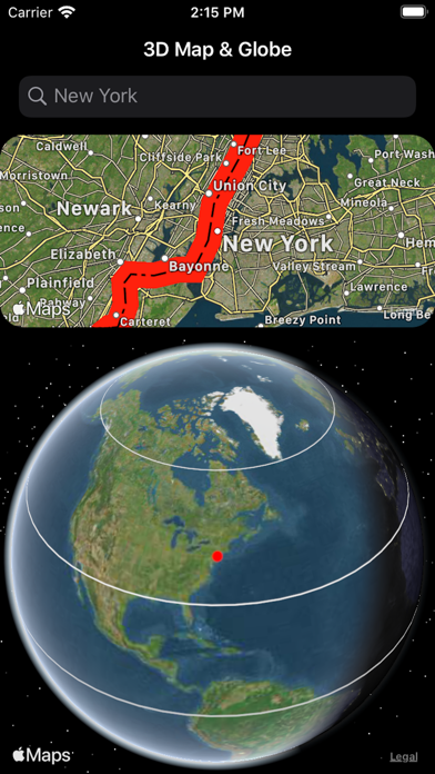 3D Map & Globe poster