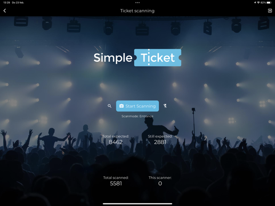 SimpleTicket Scanner poster