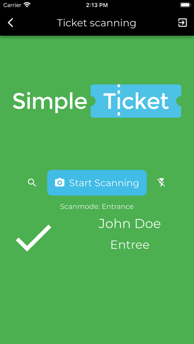 SimpleTicket Scanner poster