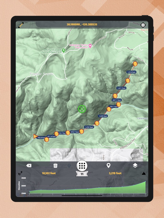 Elevation Profile poster