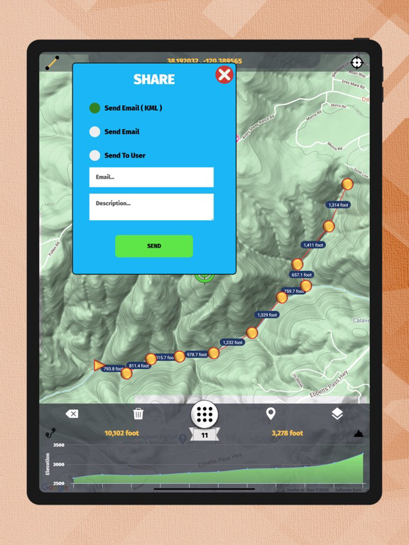 Elevation Profile poster