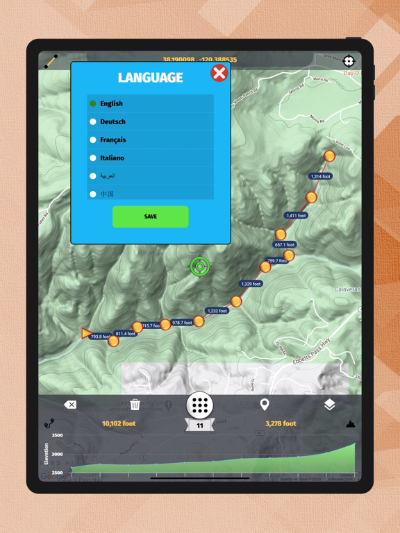 Elevation Profile poster