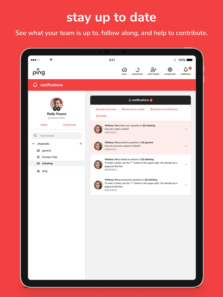 ping – know-how backup poster