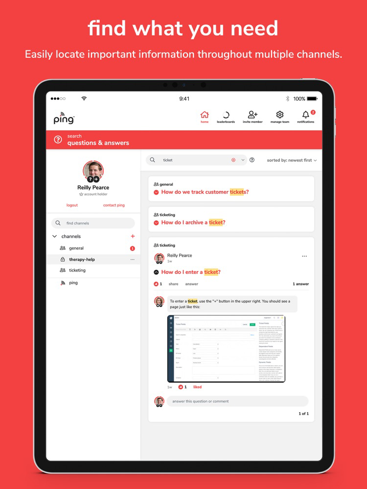 ping – know-how backup poster
