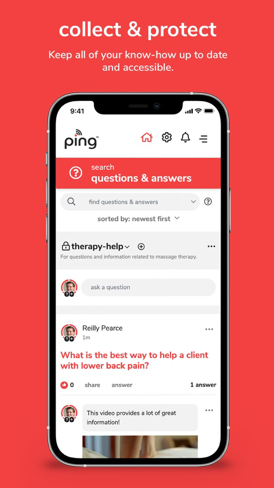 ping – know-how backup poster