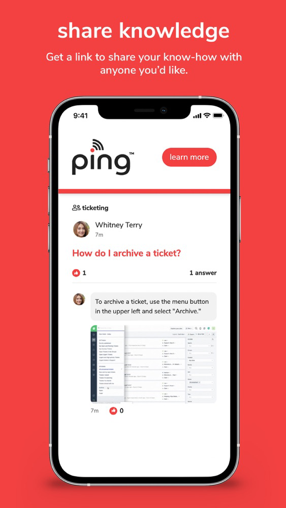 ping – know-how backup poster