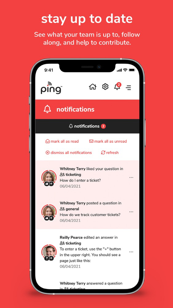 ping – know-how backup poster