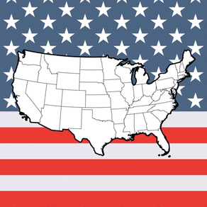 USA Quiz - Guess all 50 States