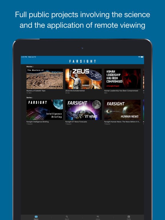 FARSIGHT TV poster