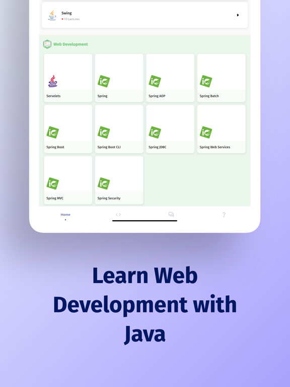 Learn Java Coding Fast Offline poster