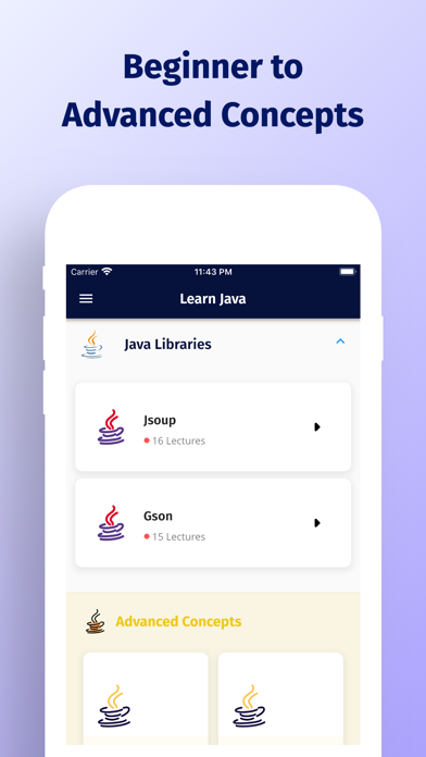 Learn Java Coding Fast Offline poster