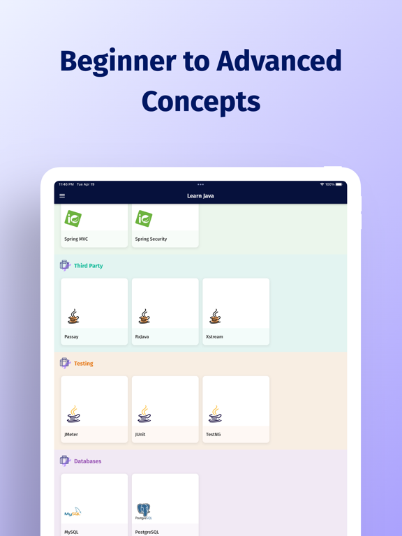 Learn Java Coding Fast Offline poster