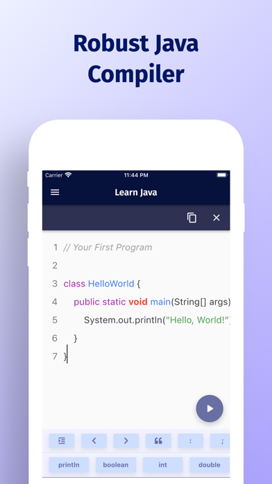 Learn Java Coding Fast Offline poster