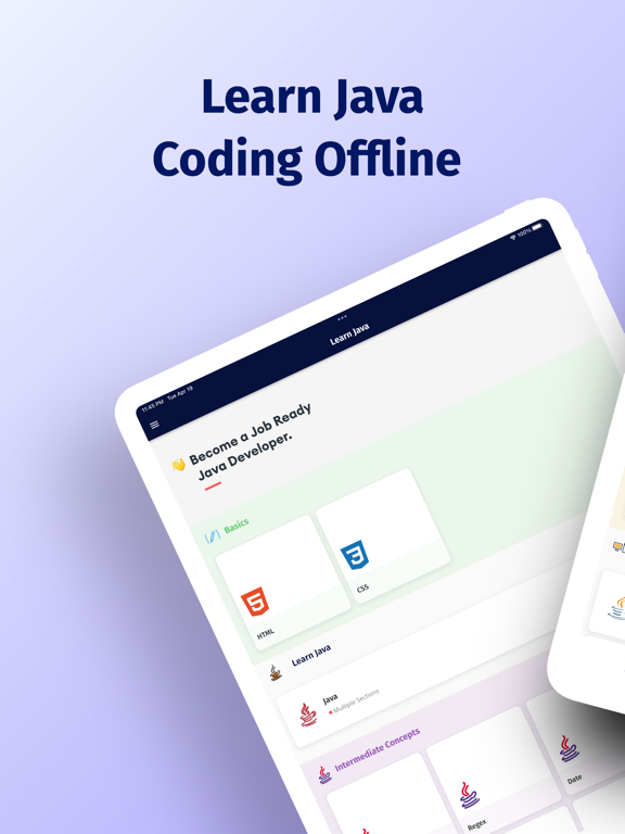 Learn Java Coding Fast Offline poster