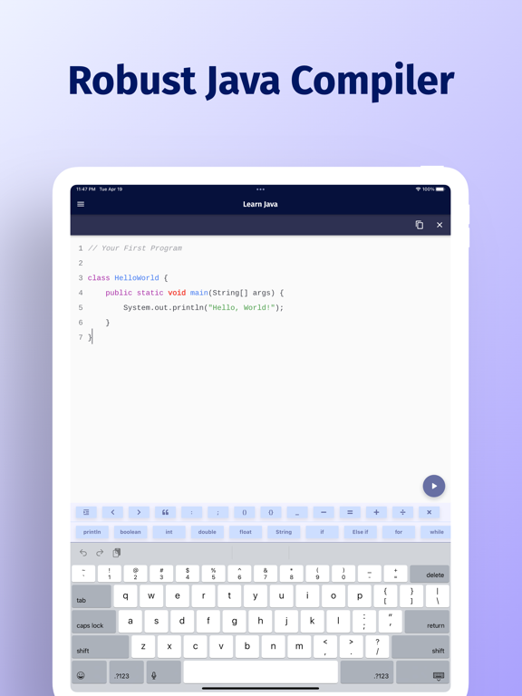 Learn Java Coding Fast Offline poster